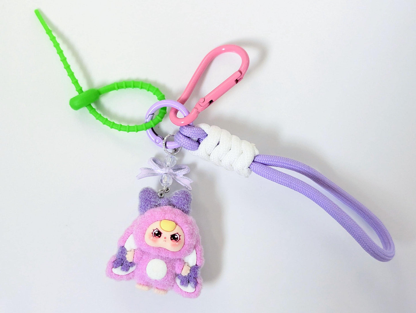 Bunny Doll Keychain Pastel Y2K Harajuku Bag Charm Accessory