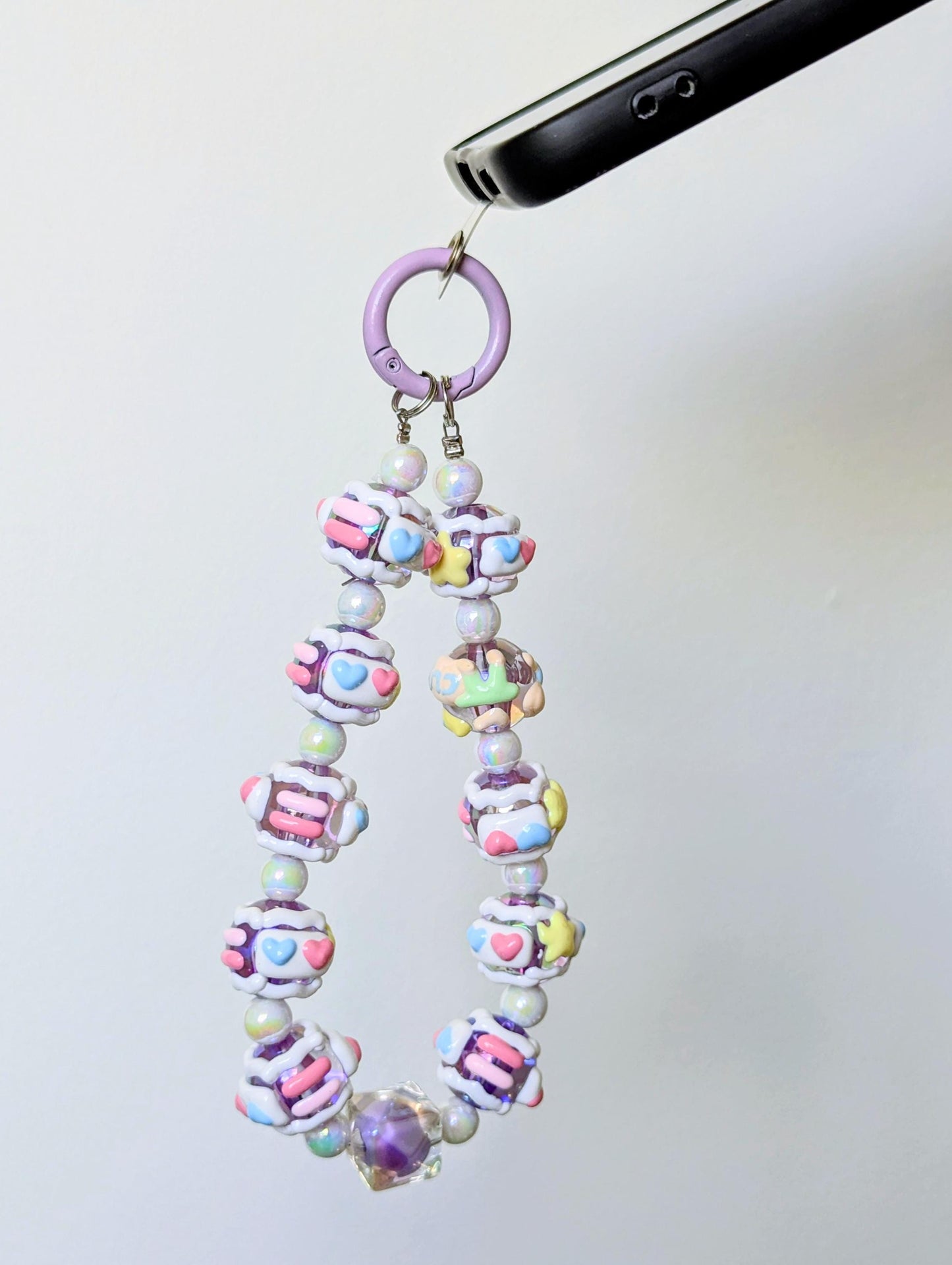Pastel Candycore Beaded Sweet Lolita Phone Strap Charm