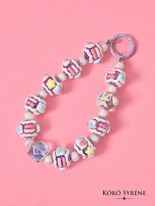 Pastel Candycore Beaded Sweet Lolita Phone Strap Charm