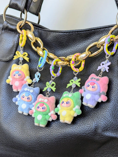 Doll Keychain and Bag Charm Pastel Y2K Harajuku Keychain Accessory