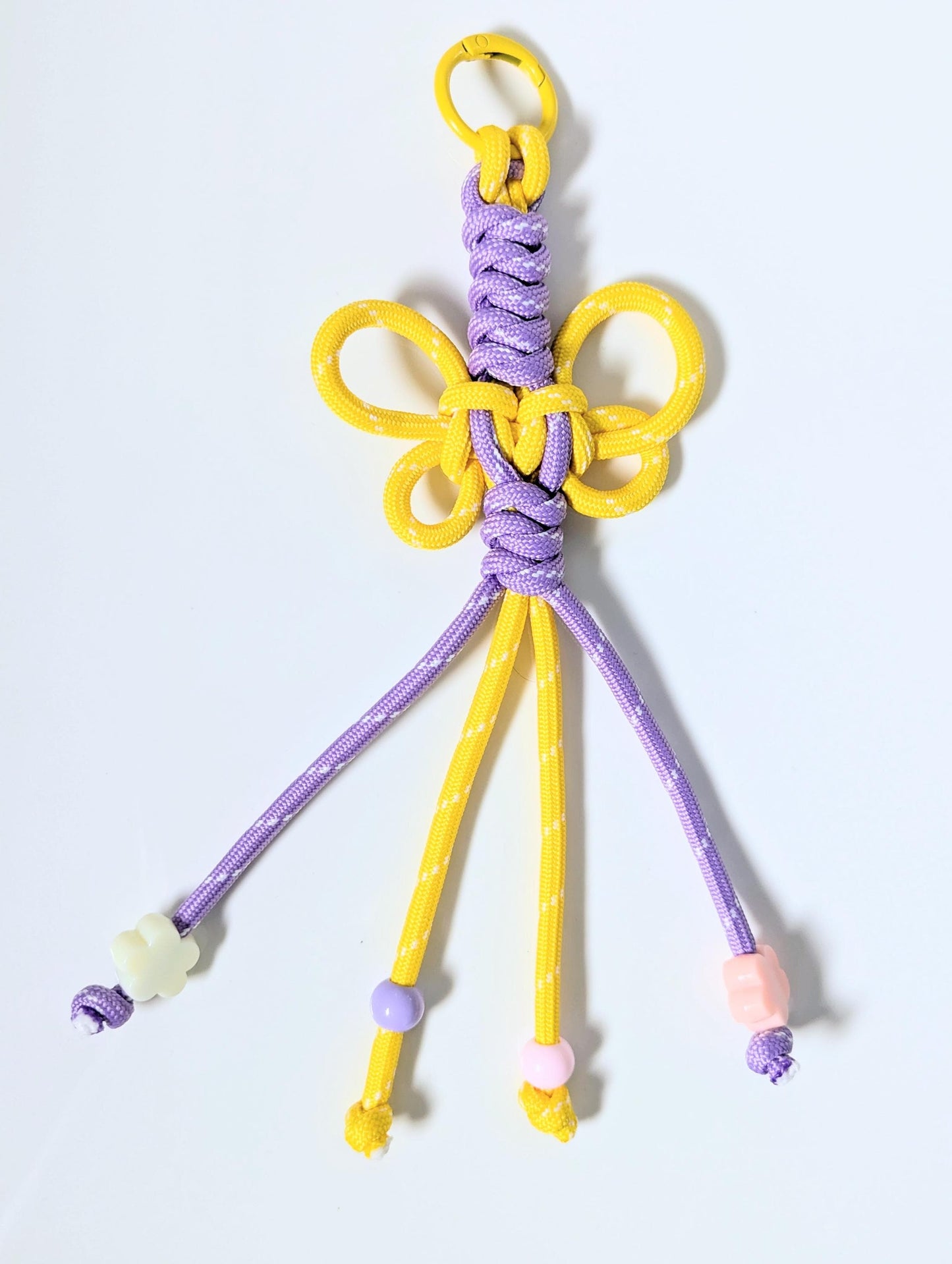 Cute Paracord Bag Charm Kawaii Keyring Accessory