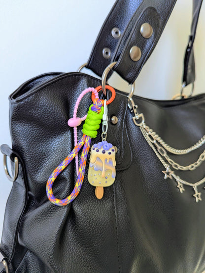 Popsicle Keychain and Bag Charm Ice Cream Colourful Y2K Accessory