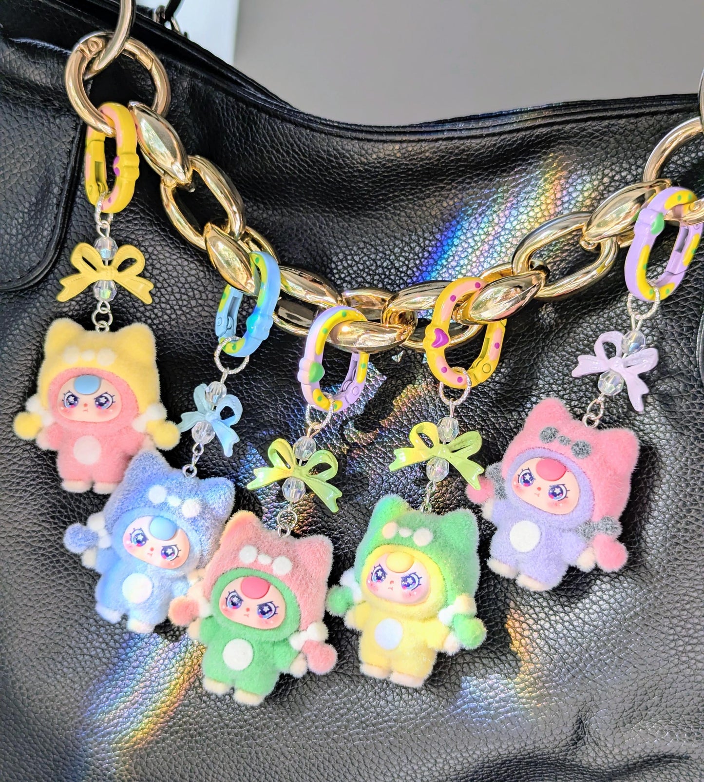 Doll Keychain and Bag Charm Pastel Y2K Harajuku Keychain Accessory